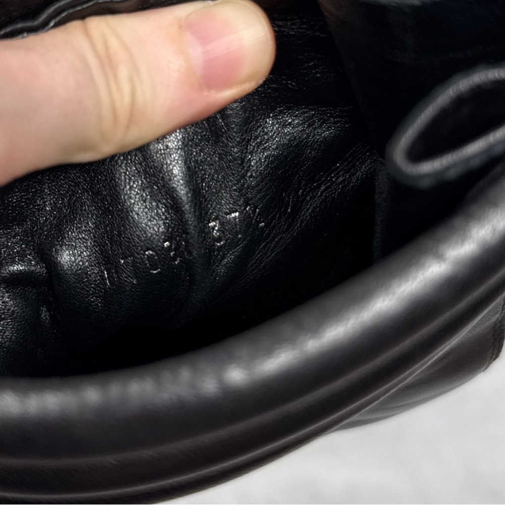 Giuseppe Zanotti Black Leather Studded Quilted Ankle Boots - Picture 10 of 14